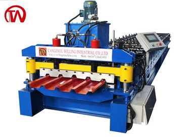 IBR Roof Roll Forming Machine With 18 Stations Simple Structure No Pollution