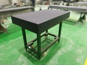 Placa preta da superfície do mármore da tabela do laboratório superfície não glaring de 2000 x de 1000mm