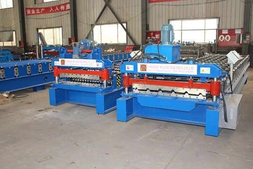 Wave Shape 0.9mm 3.5kw Corrugated Roof Roll Forming Machine