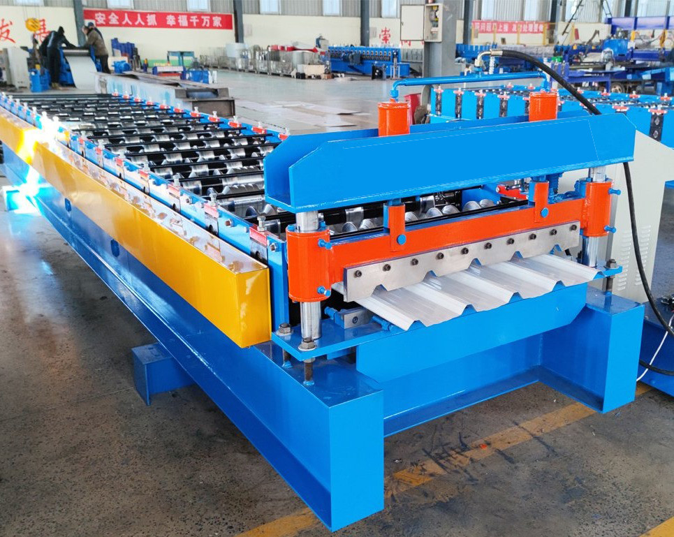 Rolo de Rib Type Ibr Roof Tile que forma a fase da máquina 3