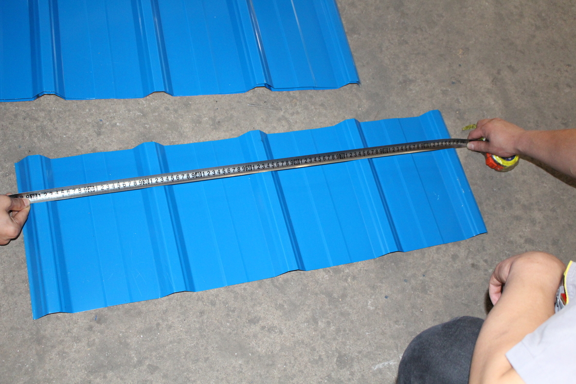 840/850 de rolo da dupla camada de 0.6mm que forma a máquina para a folha da plataforma de assoalho da folha do telhado