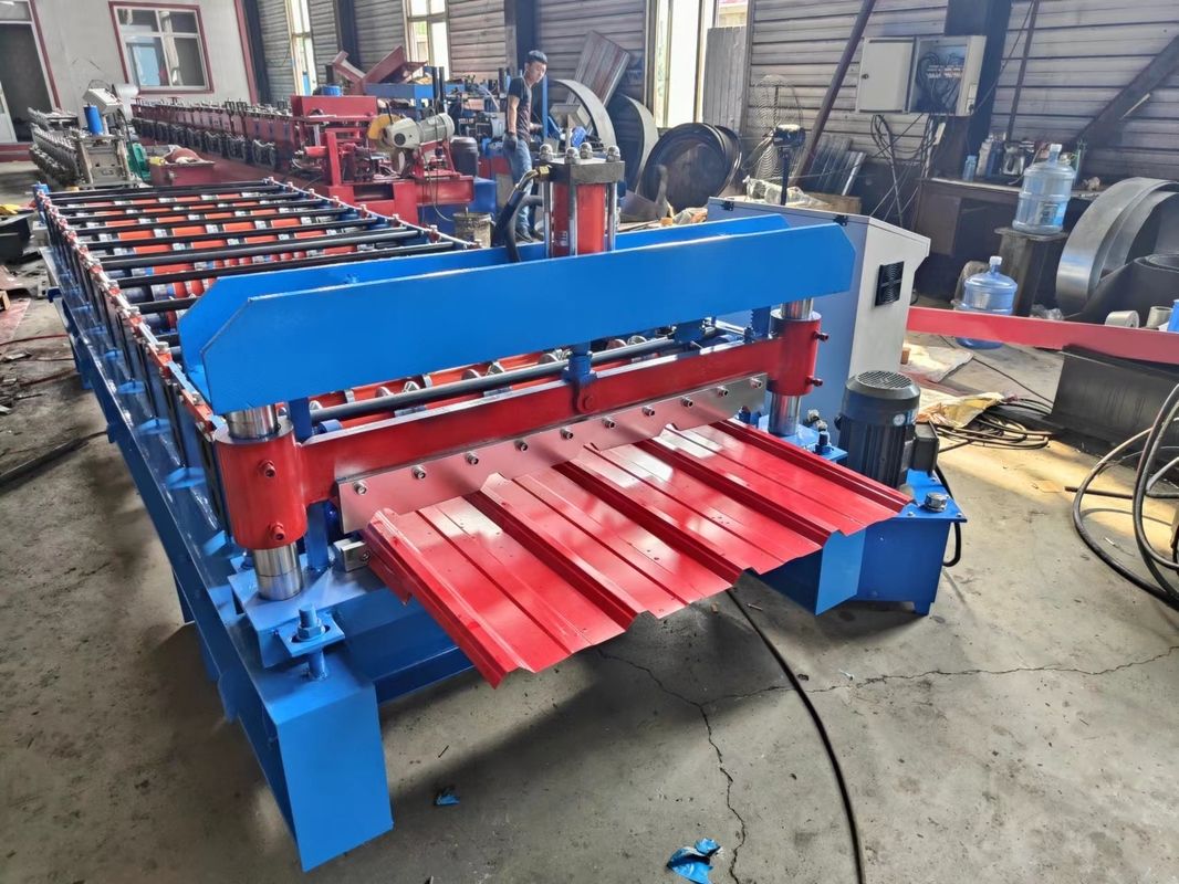 Máquina Formadora de Rolos de Telha IBR Largura 1000mm GI PPGI Bobina de Aço Pré-Pintada