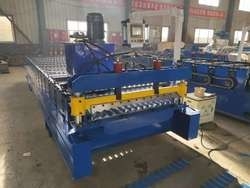 Máquina formadora de rolos de telhado corrugado galvanizado 0,3 - 0,8 mm de espessura