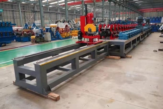 Máquina formadora de rolos de suporte solar industrial de alta velocidade 25 m/min totalmente automática