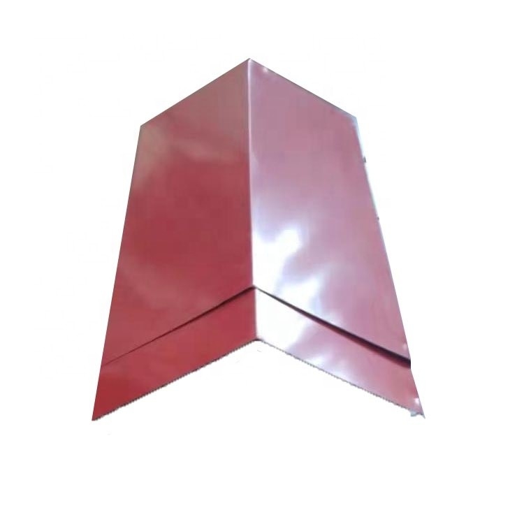 Tipo máquina do ângulo de Ridge Cap Roof Roll Forming com imprensa hidráulica e corte