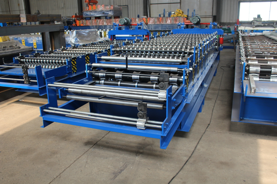 O ISO 15-30m/Min Trapezoidal Roll Forming Machine corrugou o rolo que faz a máquina