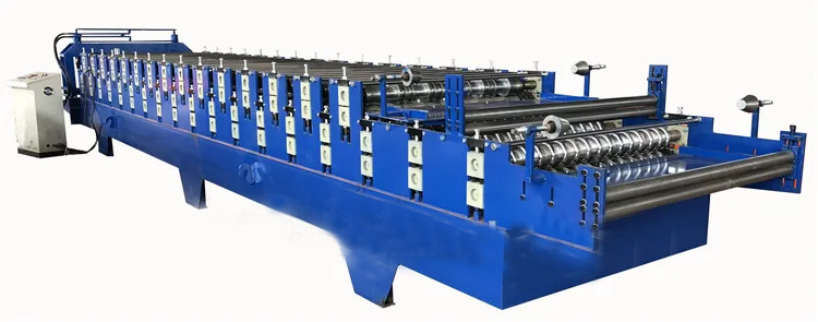 rolo do telhado da dupla camada de 380V 60Hz 3Ph que forma a máquina 840 trapezoidalmente e 836