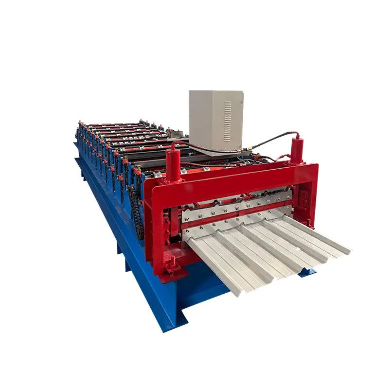 Máquina formadora de rolos de painel de parede de dupla camada IBR máquina formadora de rolos 7,5kw