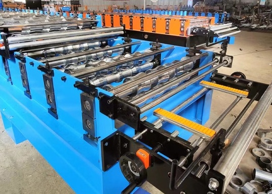 5t Chrome duro revestido laminam a formação da dupla camada da máquina para o aço galvanizado
