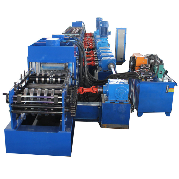 Gcr15 Rollers Highway Guardrail Roll Forming Machine 350Mpa Força de rendimento 380V 50Hz Fornecimento de energia