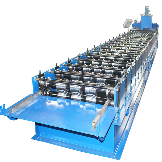IBR 686 Máquina de moldagem de rolos de uma camada de perfil Plc Controle e corte hidráulico