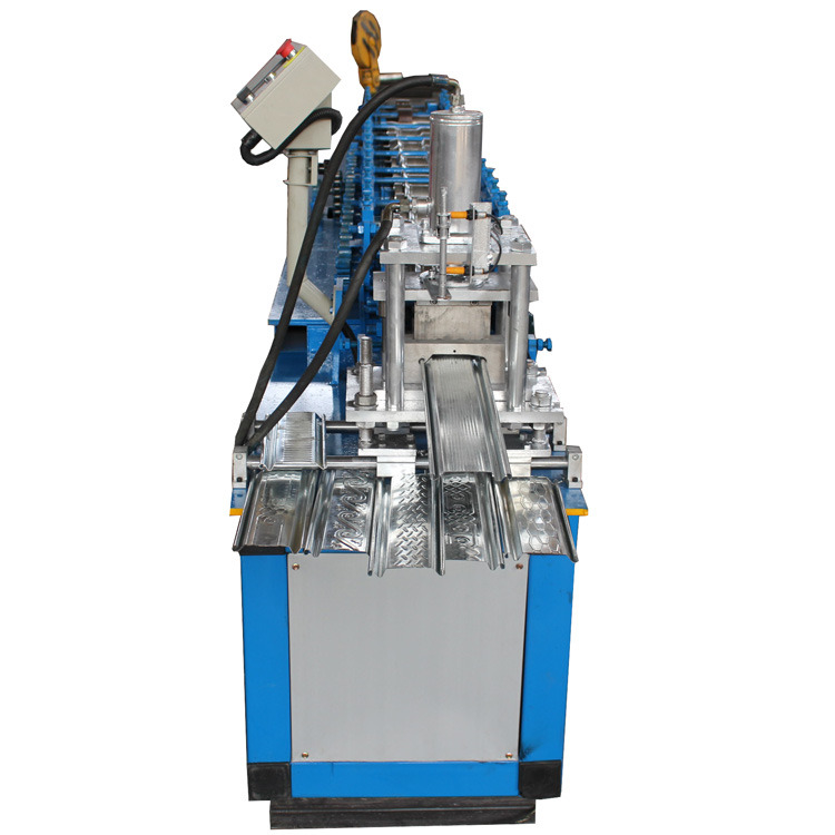 Máquina de moldagem de rolos de bobina de aço galvanizado controlada por PLC 0,8-1,2 mm Corte hidráulico
