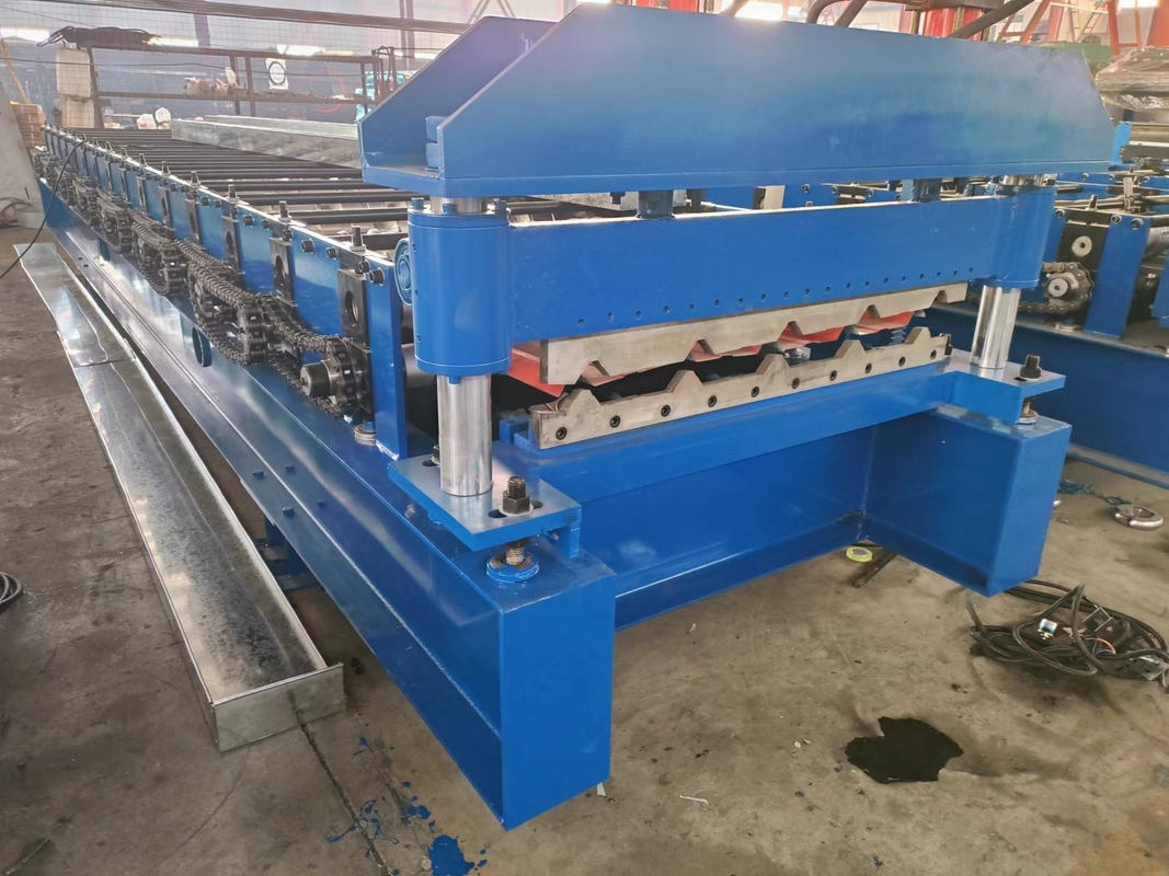 Novo Tipo Popular Automático Galvanizado Alumínio Colorido Profil de Aço Metal Roofing Folha de Fabricação Máquina