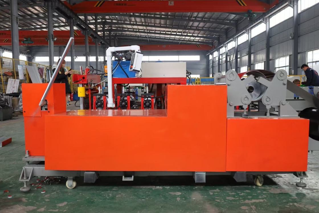Máquina portátil de moldagem de rolos sem costura de canalização de água para chapa de aço galvanizado