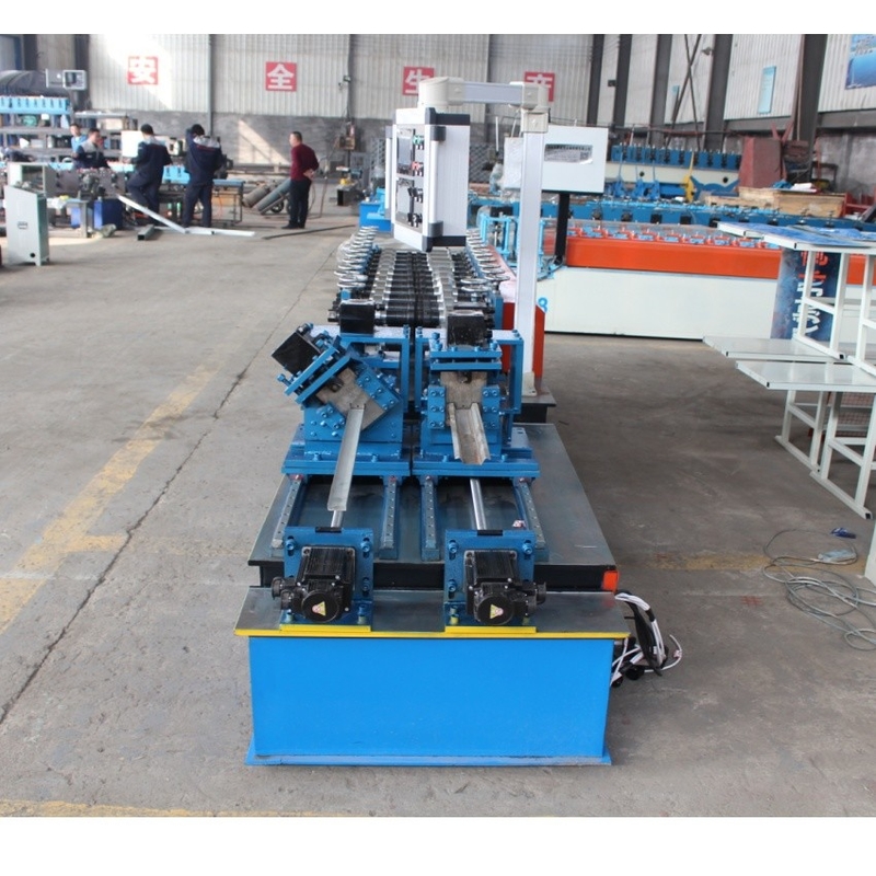 Dois em um Keel Stud And Track C U Drywall Roll Forming Machine para painel de parede do telhado