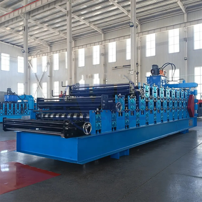 3 In 1 Metal Steel Ibr Roofing Sheets Roll Forming Machine With Three Profiles Customized (Métalo e aço)