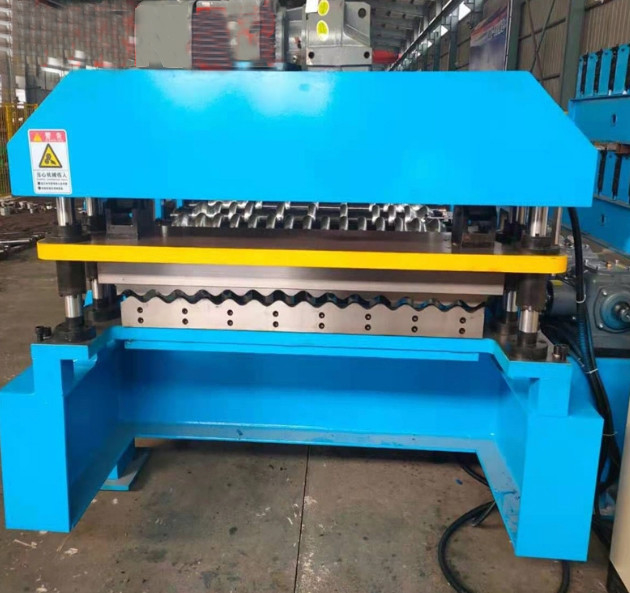 Fabricação de folhas de telhado de 7/8' Fabricação de painéis corrugados Roof Roll Forming Machine