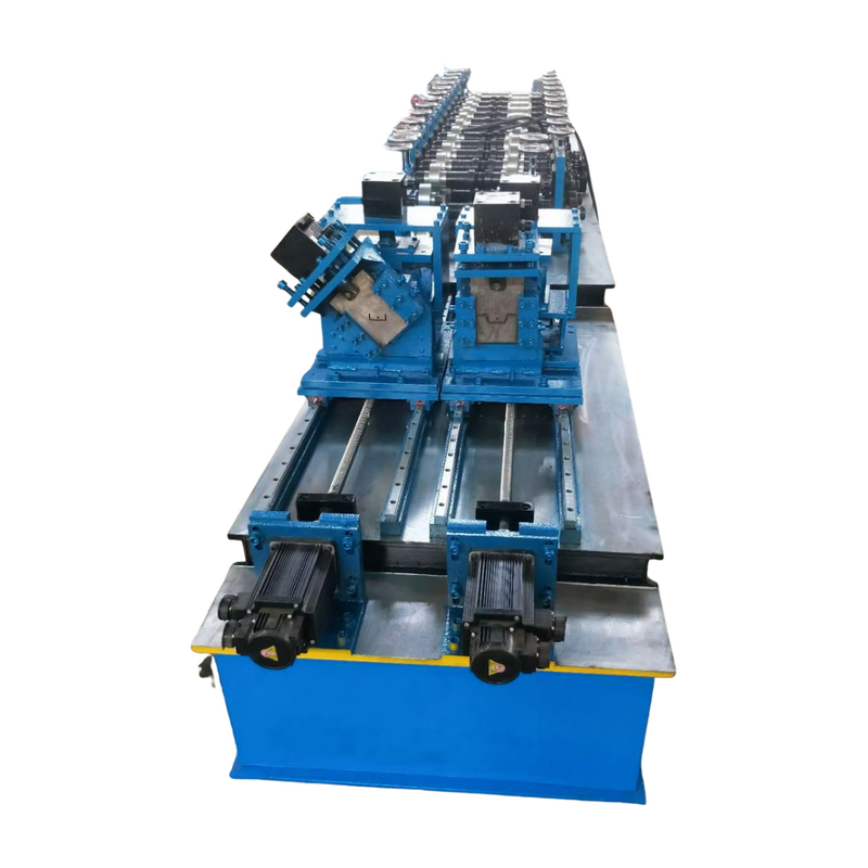 Máquina de moldagem de rolos de duas fileiras C U Stud e Track Speed 10-25m/Min