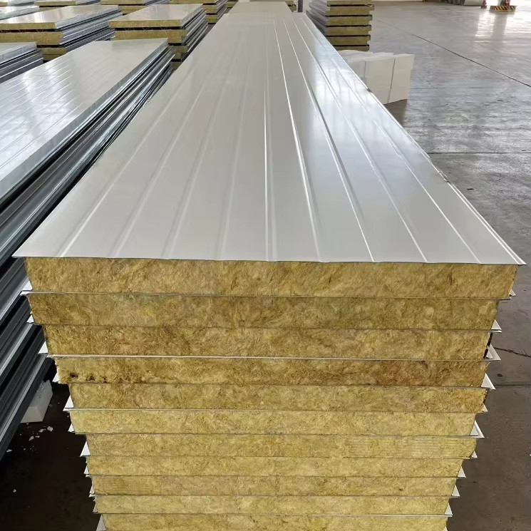 Máquina de moldagem em rolos de painéis sandwich de isolamento de lã de rocha / lã mineral / linha de produção Preços