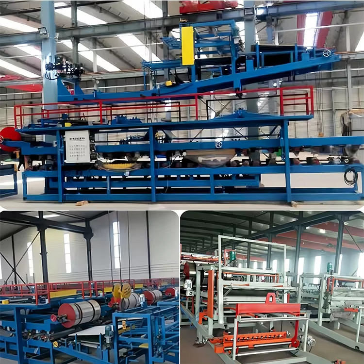 Linha de produção de painéis de sanduíche de alta precisãoMaquinaria de fabricação de painéis de sanduíche