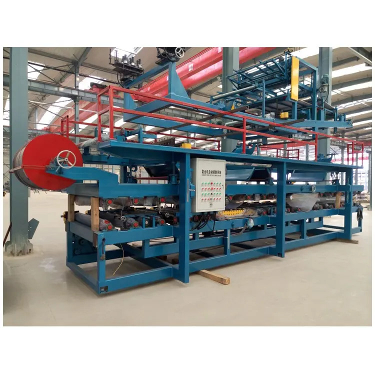 Linha de produção de painéis de telhado de paneis de telhado de Rockwool Rockwool