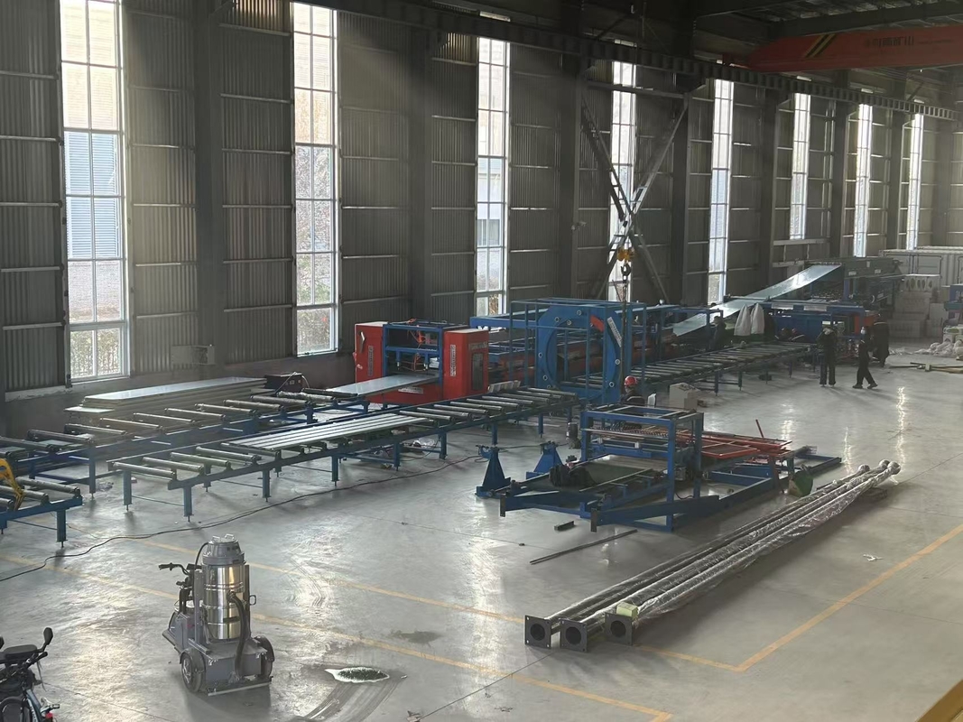Linha de produção de painéis de telhado de paneis de telhado de Rockwool Rockwool