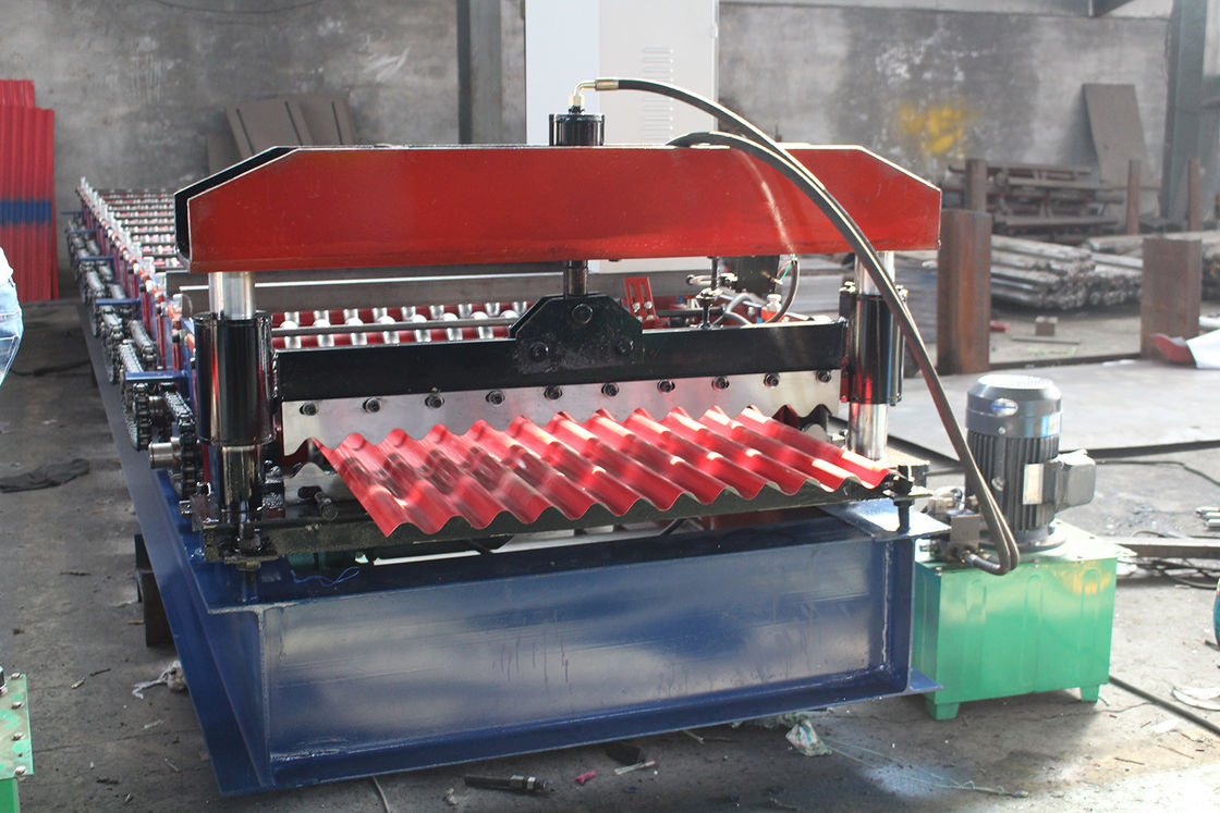 380v 50hz rolos de revestimento de telhado corrugado máquina de formação de desempenho estável longa vida útil