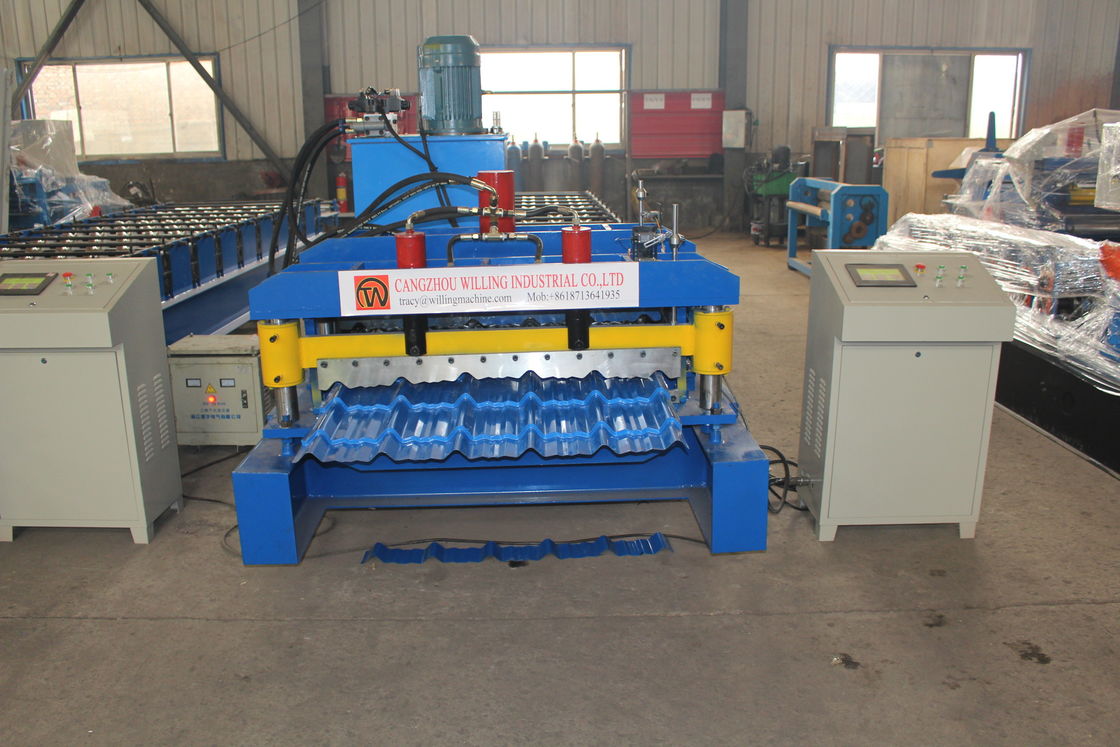 380v 50hz 2025 novo design Personalização Galvalume Roof Panel Roll Forming Machine Plc