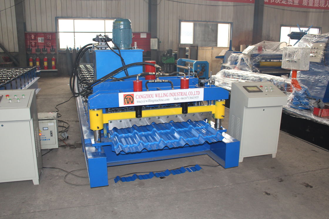 380v 50hz 2025 novo design Personalização Galvalume Roof Panel Roll Forming Machine Plc