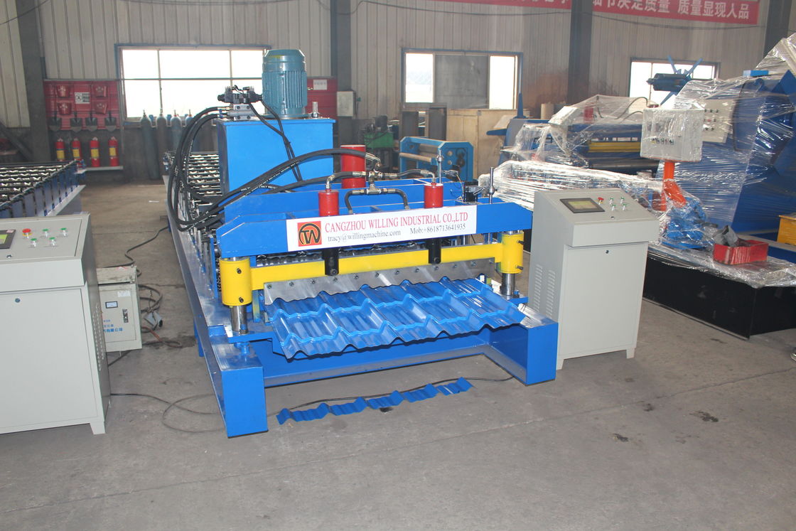 380v 50hz 2025 novo design Personalização Galvalume Roof Panel Roll Forming Machine Plc