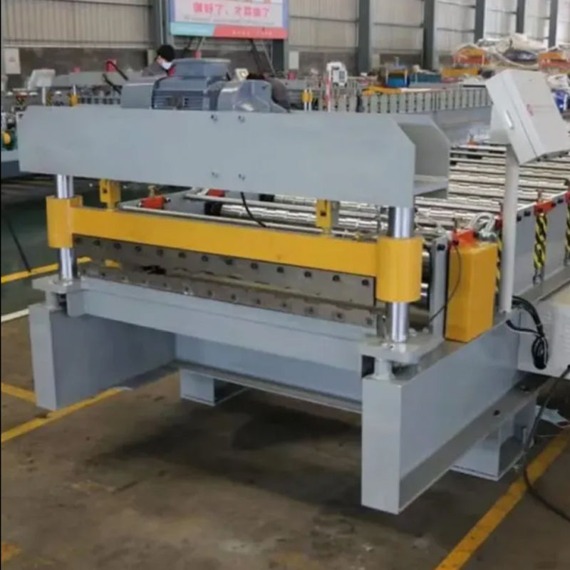 Máquina de fabricação de chapas de telhado a frio de controle de PLC