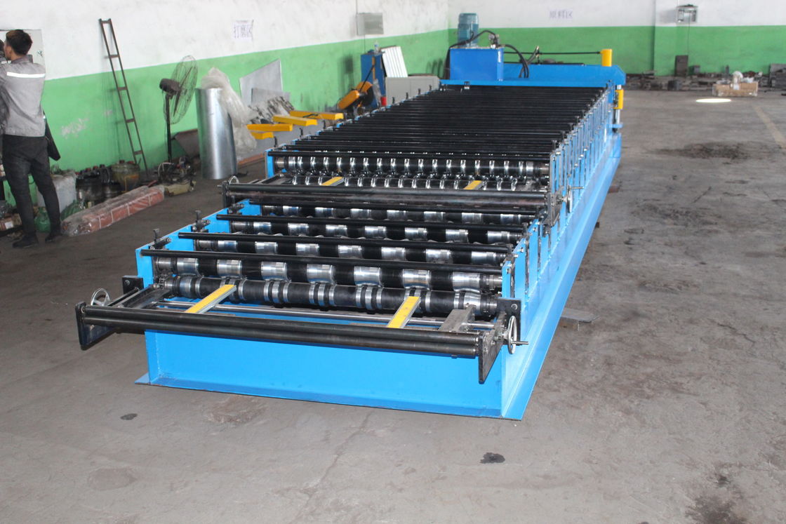 Rolo da dupla camada da chapa metálica de Full Auto que forma a máquina 15 - 18m/Min Hydraulic