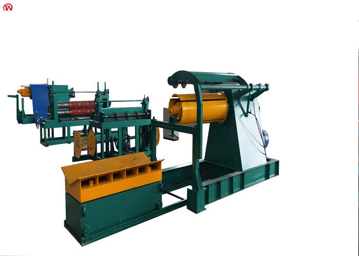 380v 50hz Máquina de linha de produção de corte de bobina de aço de alta velocidade com descolador e recolor hidráulico