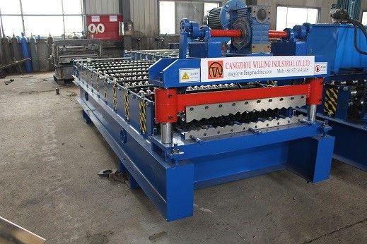 A onda dá forma a 0.9mm que 3.5kw corrugou o rolo do telhado que forma a máquina