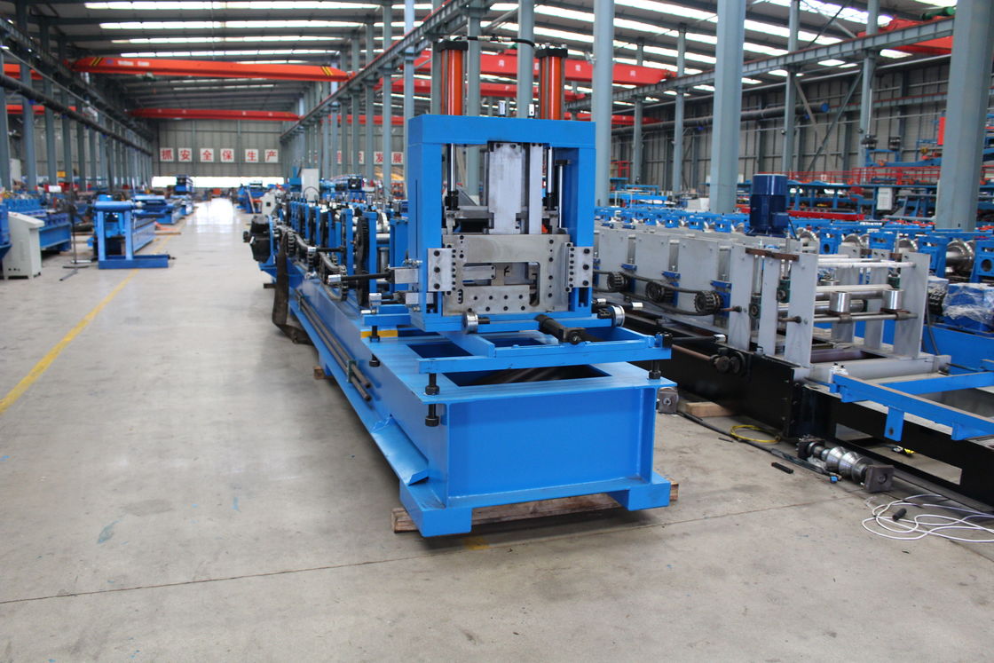 Estruturas de aço C Z Máquinas de fabricação de purlin para espessura de 1,5-3,0 mm a 10-22 m/min
