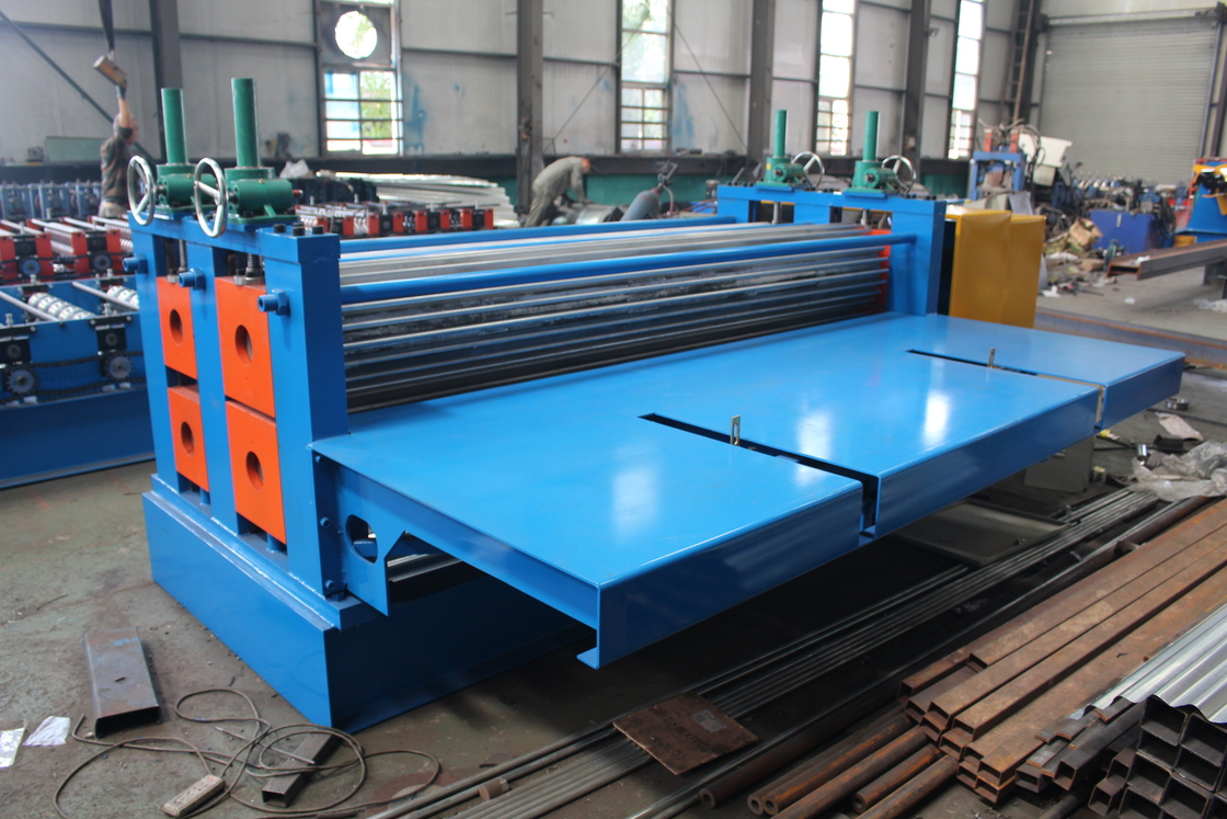 Máquina formadora de telhado ondulado de barril de aço Material adequado 0,1 - 0,25 mm