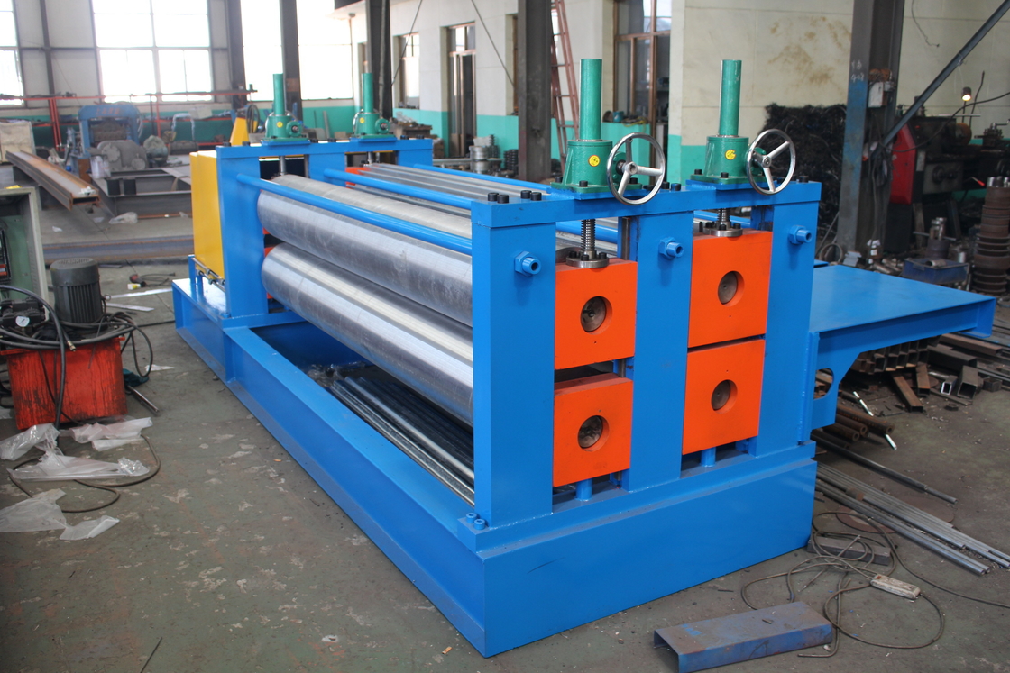 Máquina formadora de telhado ondulado de barril de aço Material adequado 0,1 - 0,25 mm