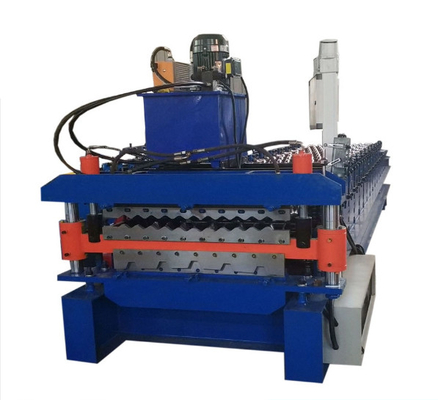 Rolo da dupla camada da chapa metálica de Full Auto que forma a máquina 15 - 18m/Min Hydraulic