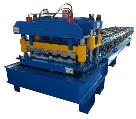 Rolo vitrificado de corte hidráulico da telha que forma a máquina 1.5-3m/Min Single Phase