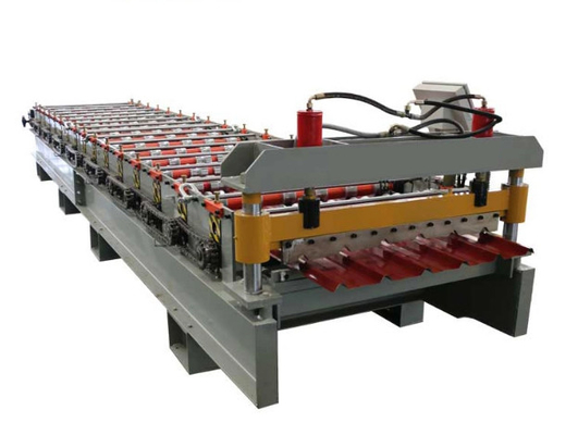 Rolo de construção da telha de telhado de IBR 900 que forma o de alta capacidade longo dos reforços do período 7 da máquina