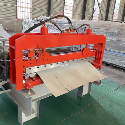 Metal do Galvalume da chapa de aço que corta a linha 550mm automáticos simples
