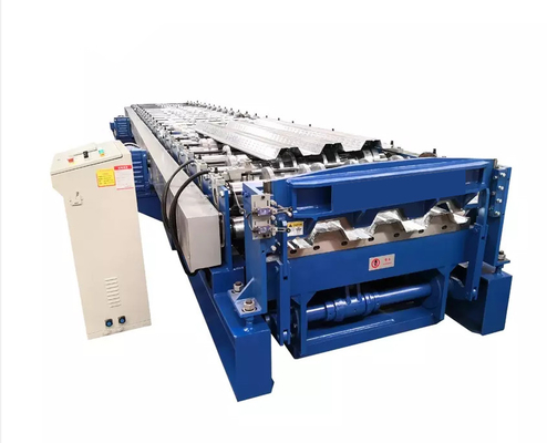 Motor de engrenagem da máquina formadora de rolos de piso com tela sensível ao toque de 1,5 mm acionado por inversor