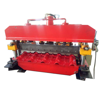 Rolo vitrificado da telha da pressão hidráulica que forma a máquina para o perfil Yx35-925