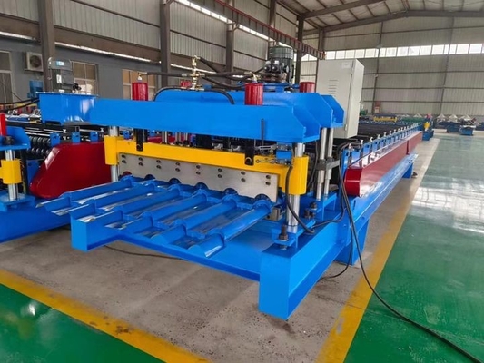 Rolo vitrificado da telha que forma o tipo de bambu telhado da máquina que faz a máquina