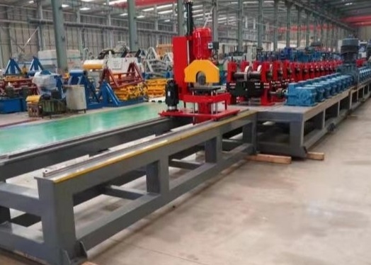 Máquina formadora de rolos de suporte solar industrial de alta velocidade 25 m/min totalmente automática