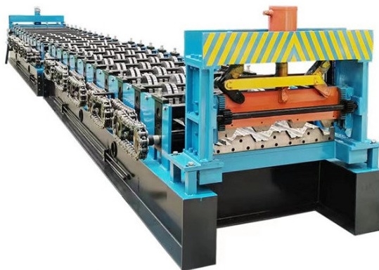 Máquina formadora de rolos de piso de aço GI para material de construção