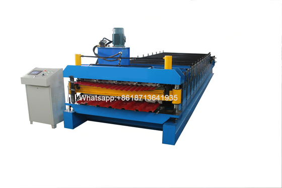 rolo da dupla camada 7.5kw que forma o SOLDADO PPGI 25m/Min Anti Rusty da máquina