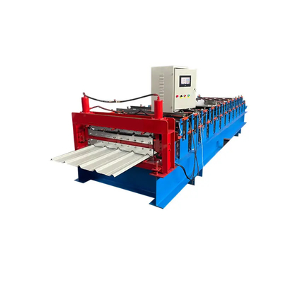 Máquina formadora de rolos de painel de parede de dupla camada IBR máquina formadora de rolos 7,5kw