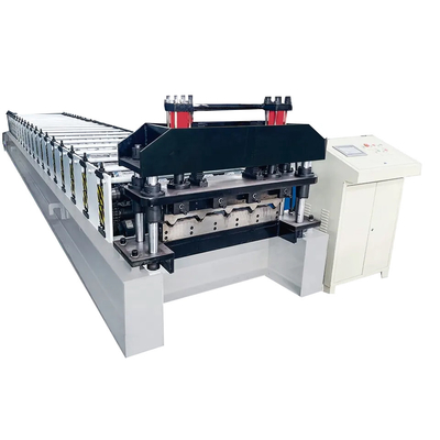 Máquina formadora de rolos para telhados e paredes de aço 8 - 15 m/min
