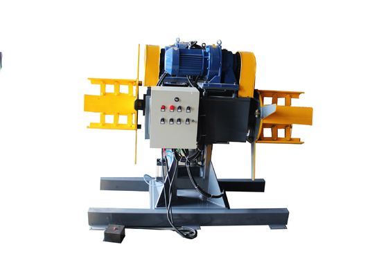 Auto linha Decoiler elétrico que forma a cabeça dobro Decoiler do empilhador da máquina